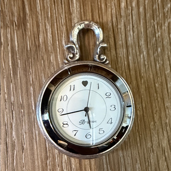 Brighton Ornate Silver Clock - Picture 4 of 5